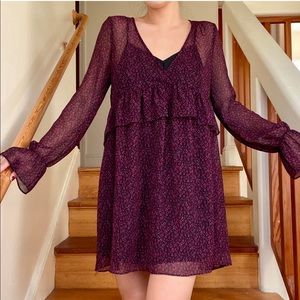 Flowy boho flower dress